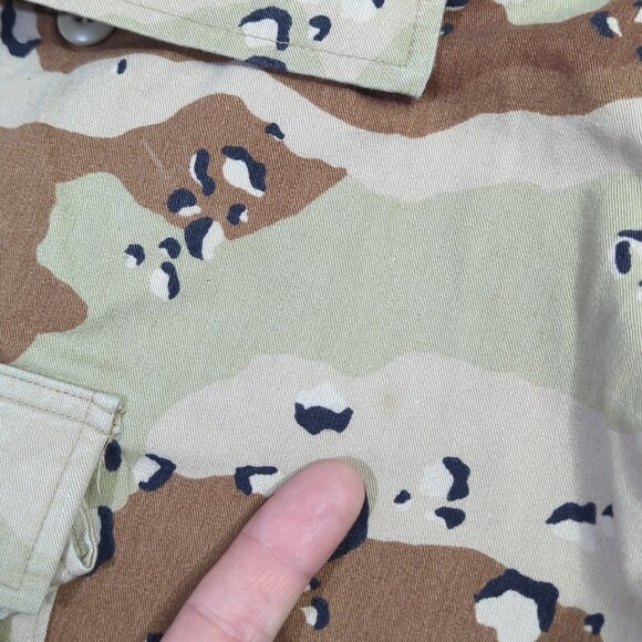 Vintage Military Pants Men's Medium Regular Chocolate Chip Desert Camo Cargo 90s - Picture 4 of 13